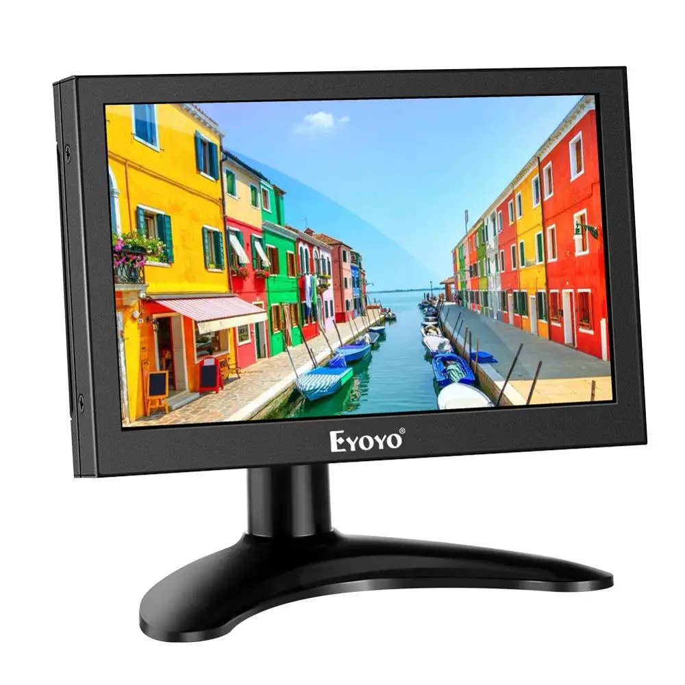 Eyoyo 7 дюймов Портативный 1280x800 ips HDMI ТВ монитор портативный ЖК экран дисплей AV/USB
