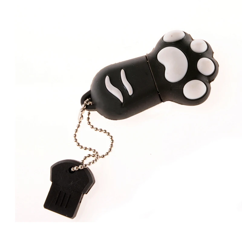 USB флеш накопитель в виде милого кота лапы 2 0 64 ГБ 32 16 8 4 Гб Гб|flash memory stick|memory stick