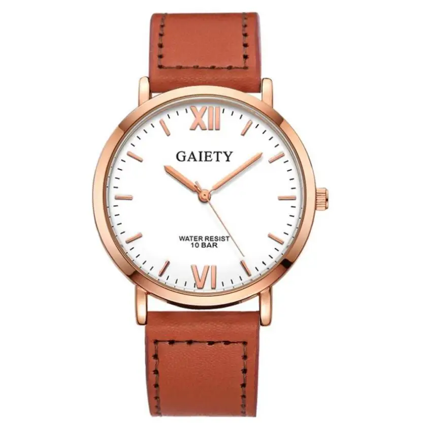 2018 новые мужские часы Топ Бренд роскошные для мужчин Дата дисплей модные кожаные