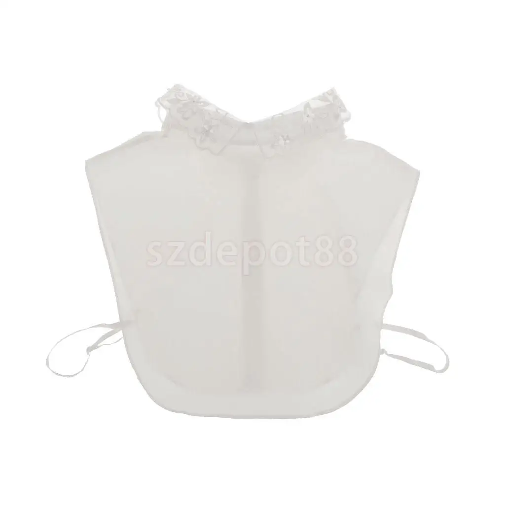 

Womens Fashion Detachable Collar White Half Shirt Blouse Fasle Fake Collar
