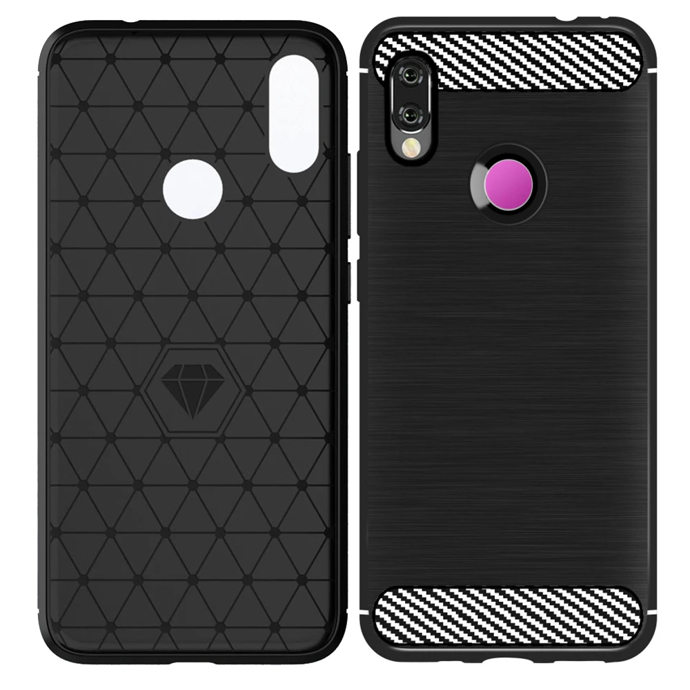 Redmi Note 7 Чехол силиконовый матовый Броня TPU бампер ударопрочный задняя крышка Romged
