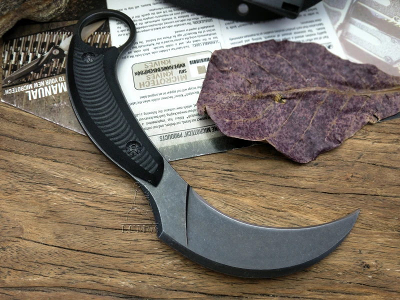 LCM66 тактика karambit Скорпион коготь нож открытый кемпинг джунгли выживания битва Фиксированным Лезвием Охотничьи ножи инструмент самообороны