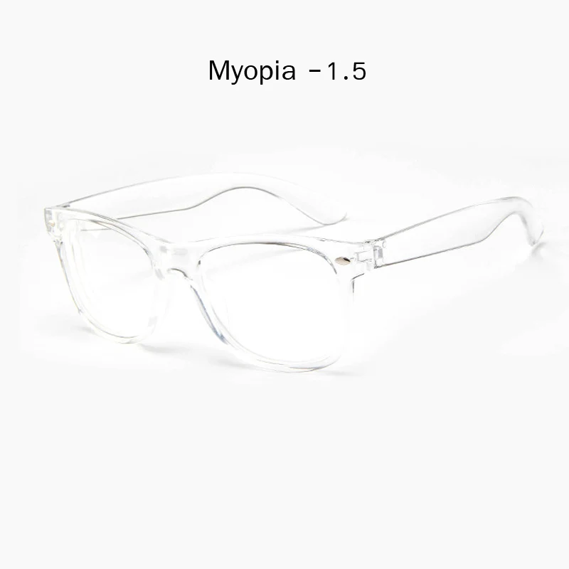 myopia 1.5 Zilead прозрачные готовые близорукие очки для близорукости прозрачные очки близорукие для женщин и мужчин с диоптрией-1,0-1,5-2. 0.-4,0 - Цвет оправы: myopia 1.5