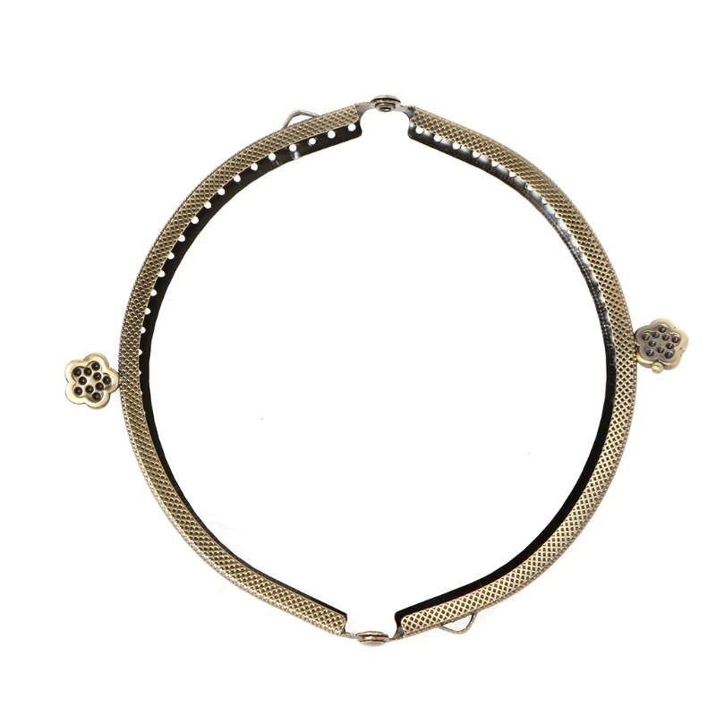 1 шт. Ретро цветок металлическая Рамка Поцелуй застежка для ручки сумка кошелек 8 5