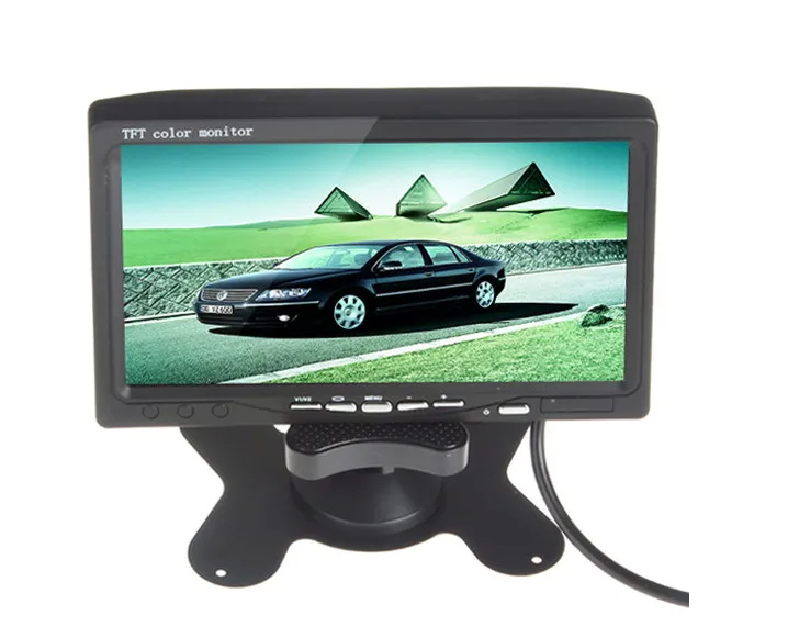XYCING 7 дюймов TFT lcd цветной 800*480 автомобильный монитор для камеры наблюдения Автомобильная камера заднего вида-2 AV вход автомобильный монитор заднего вида