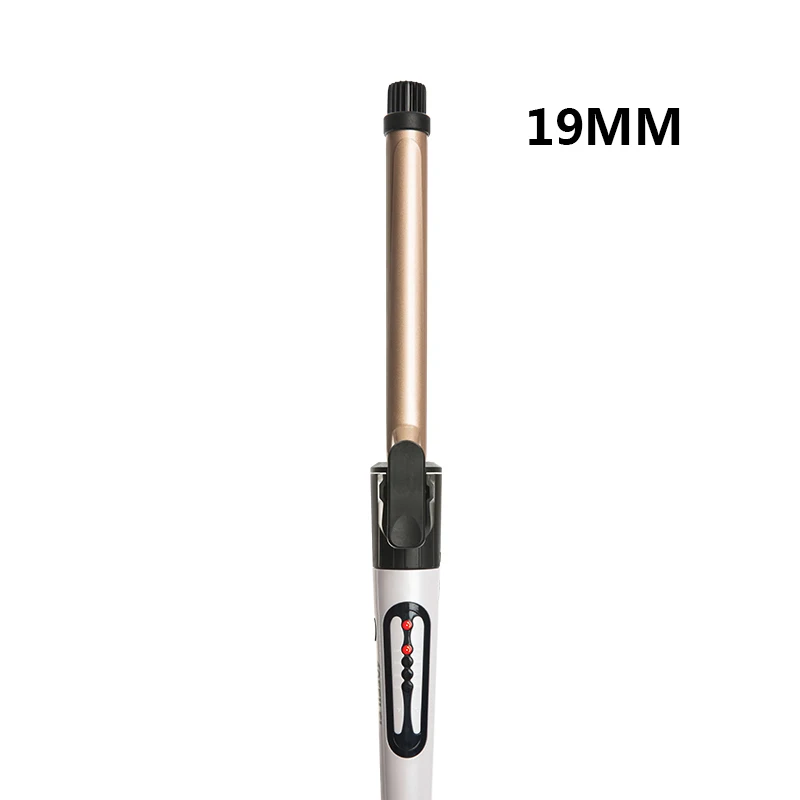 19mm Настоящие бигуди Rizador Pelo, электрические щипцы для завивки, бигуди, диагностический инструмент-щипцы для волос, стайлер, волнистый уход, инструменты для красоты - Цвет: 19mm