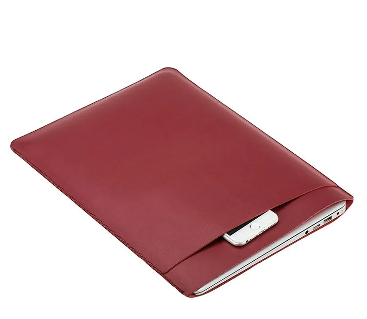 Портативная сумка из искусственной кожи для MacBook Air Pro retina 11, 12, 13, 15 дюймов, чехол для ноутбука, сумка для ноутбука, чехол для Macbook, сумка