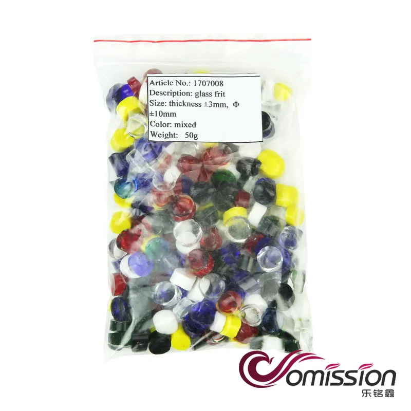 50 г/пакет смешанные цвета печь для fusing glass frit самостоятельного изготовления