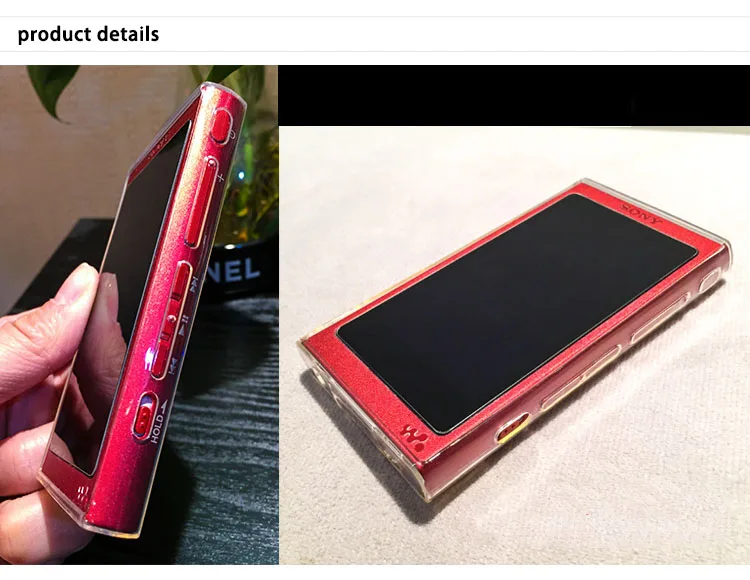 Мягкий прозрачный чехол из ТПУ с кристаллами для Sony Walkman NW A45 A47 A35 A36 A37 A35HN A36HN A37HN A45HN