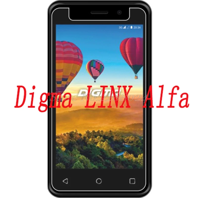 Закаленное стекло 9H для смартфона Digma LINX Alfa 3G 4 дюйма защитная пленка экрана