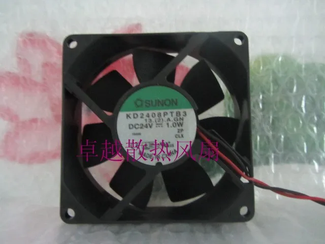 

SUNON 24VInverter Fan 1.0W KD2408PTB3 quitet Fan 8cm 8025 80x80x25mm 8cm