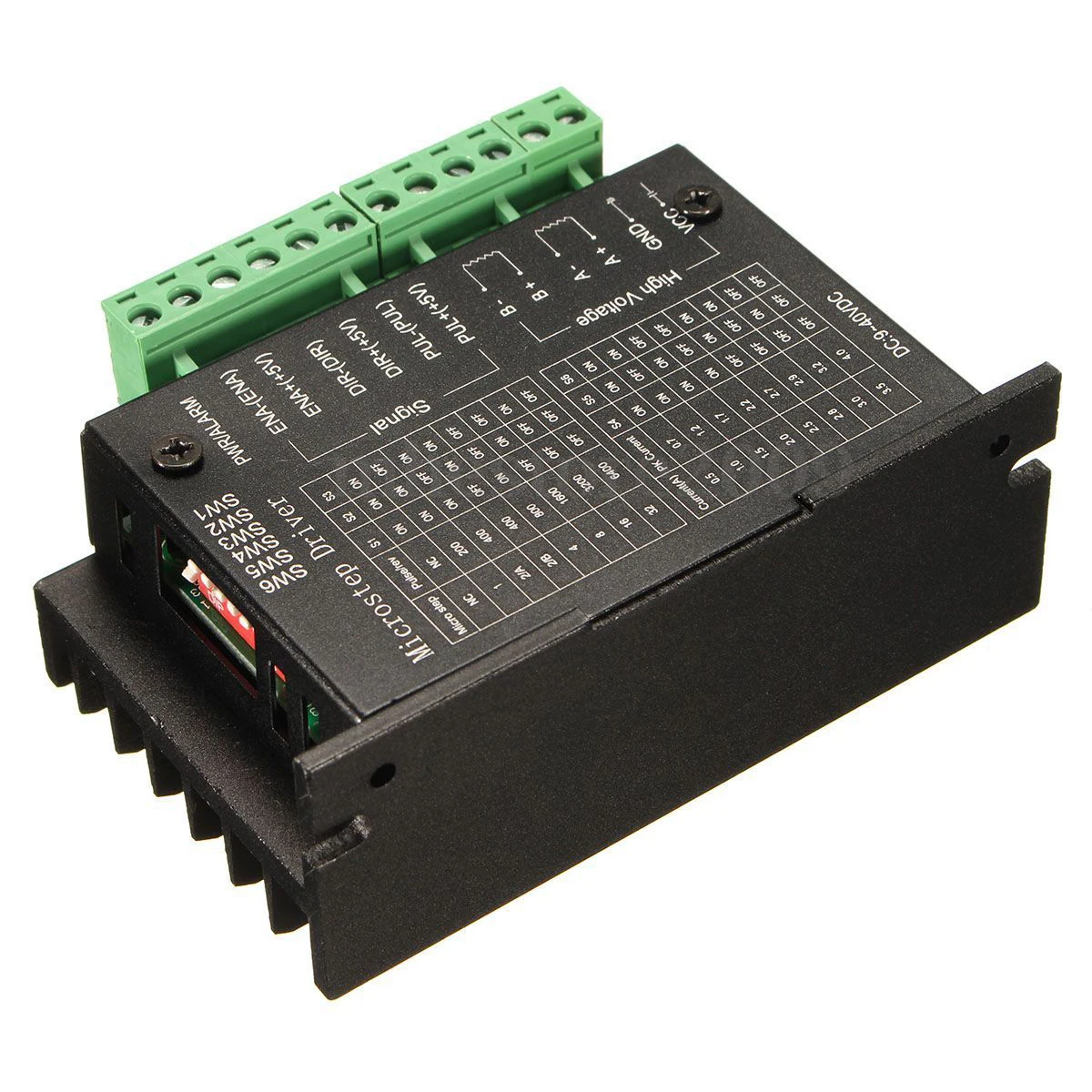 Промо-акция! 20 кГц CNC одноосный TB6600 2/4 фазный гибридный шаговый двигатель драйвер
