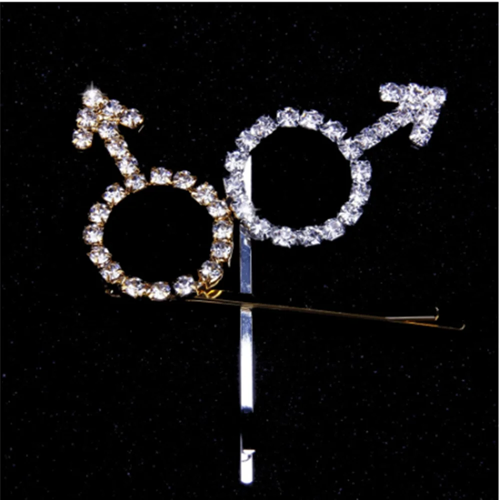 Женские свадебные заколки для волос Stonefans стразы со звездочками и кристаллами в