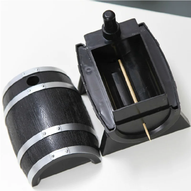 Бочка для вина пластиковая автоматическая коробка зубочистки Дубовые бочки