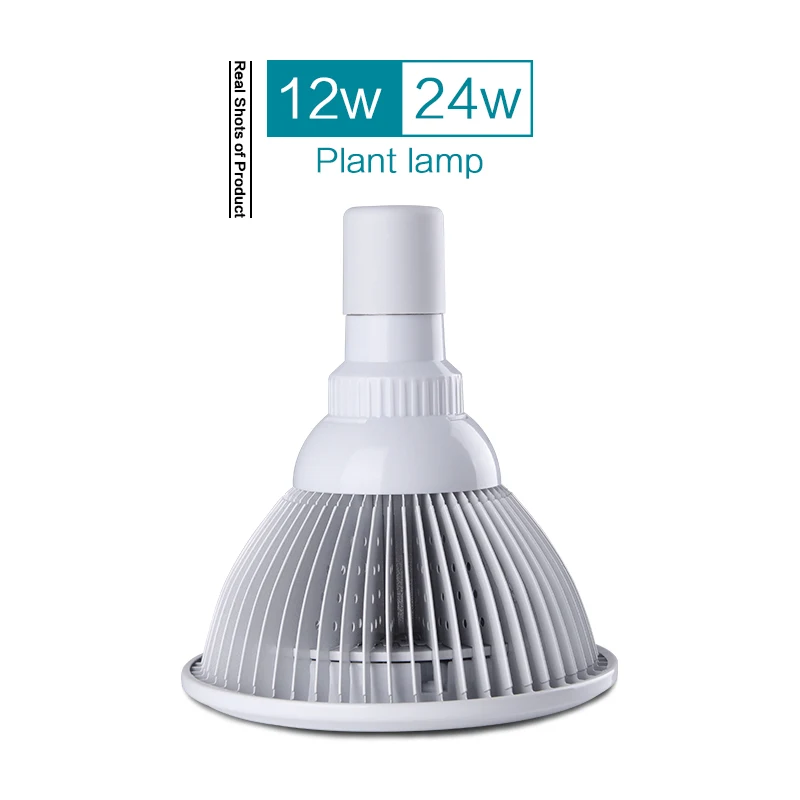 Новый дизайн Цоколь E27 12 Вт полный спектр светодиодная лампа для выращивания