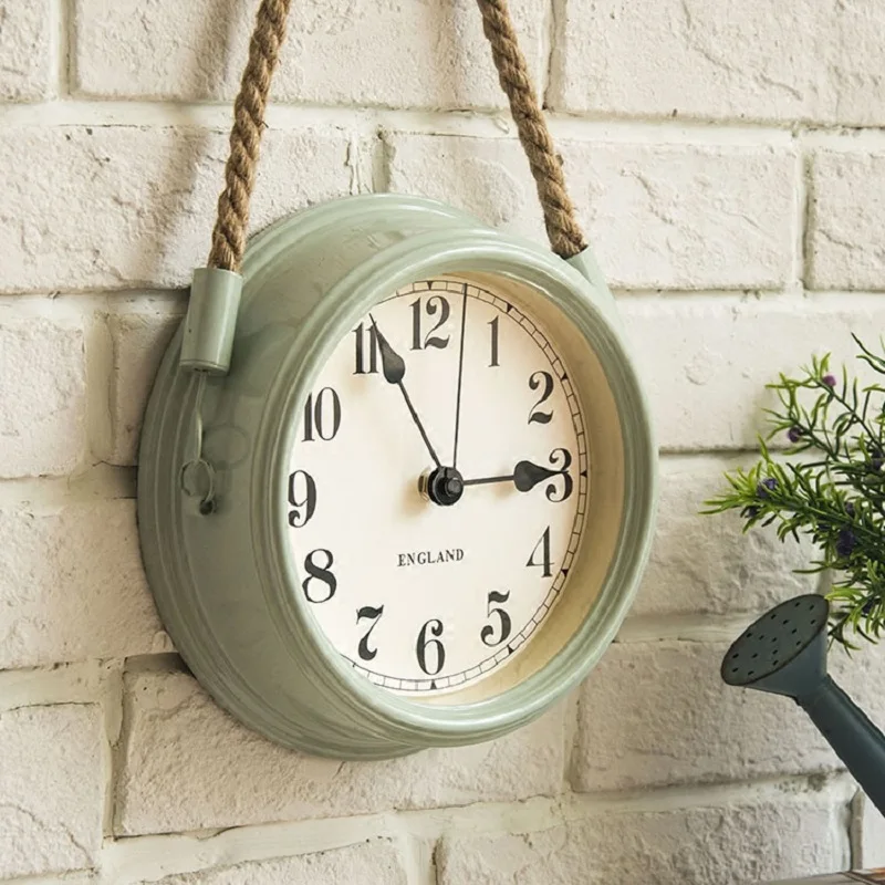8 дюймовые круглые Настенные часы Saat Reloj Relogio De Parede, Современные Простые бесшумные часы для спальни, металлические часы для гостиной, кварцевые часы