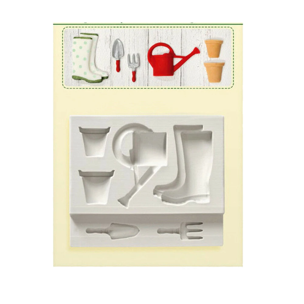 Цветочные горшки и сапоги для обуви конфеты Jello силиконовые формы торта Шоколад