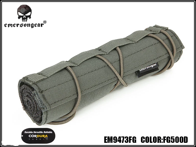 Emerson 18 см страйкбол подавитель крышка Emersongear Тактический аксессуар Quick Release CP подавитель Чехол Molle