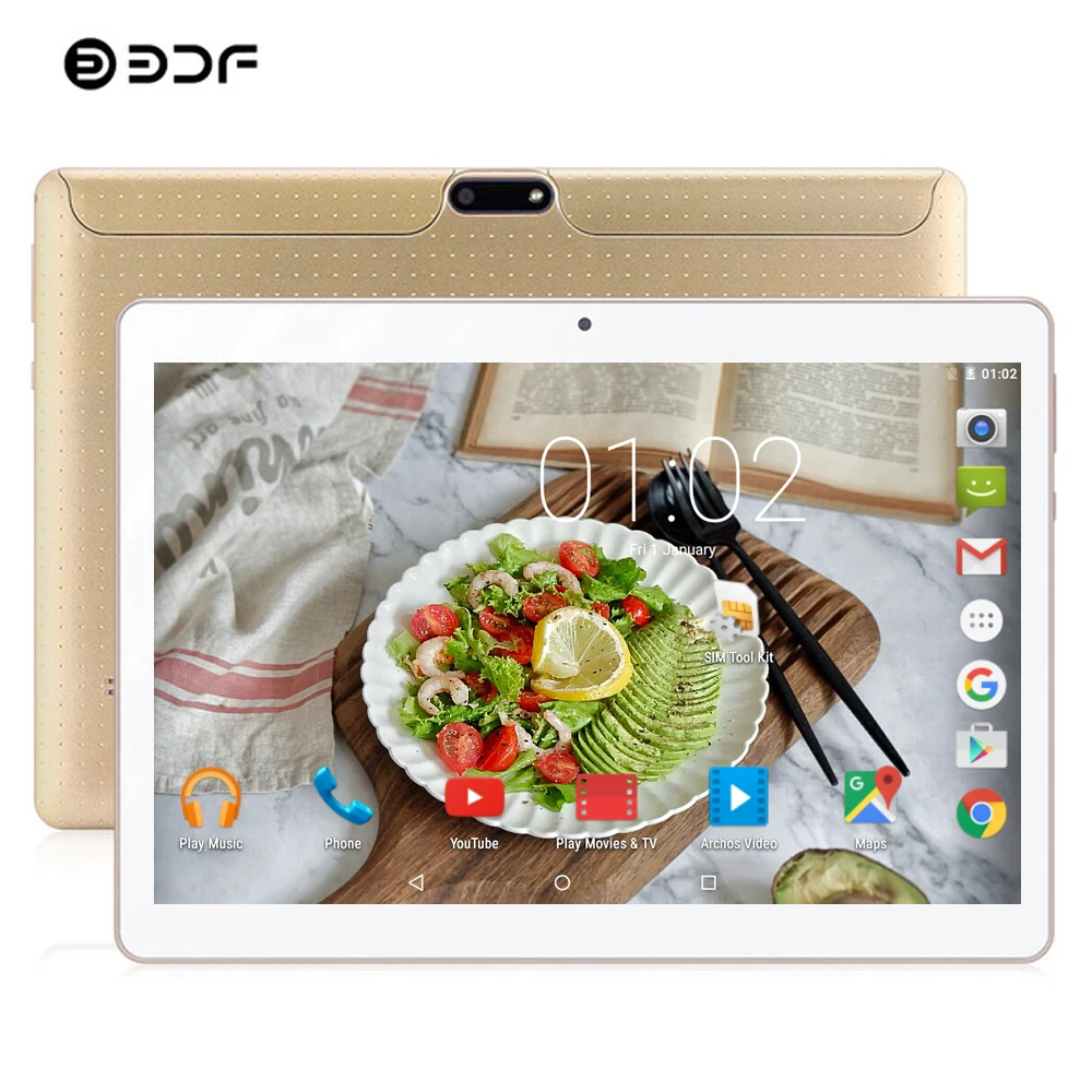 BDF Новый 10 дюймовый оригинальный дизайн 3G Телефонный звонок Android 7 0 Восьмиядерный