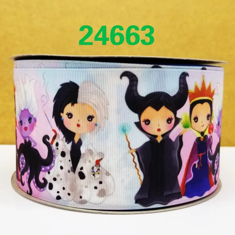 24663 50 ярдов мультфильм печатных корсажная лента 24663 - Цвет: 24663