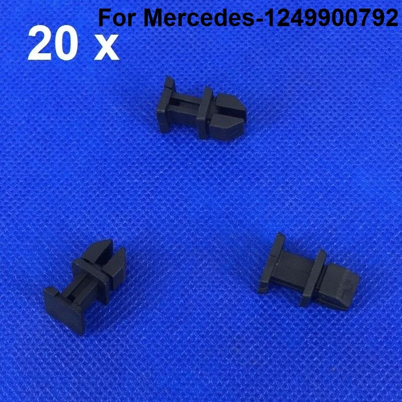 20 x внутренняя отделка крепеж зажим для Mercedes A B C CLK CLS w201 w124 w203 1249900792 Новый|Клипсы и
