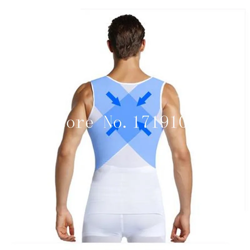 Грудь формирователь мужчины грудь гинекомастия Shapewear компрессия тела