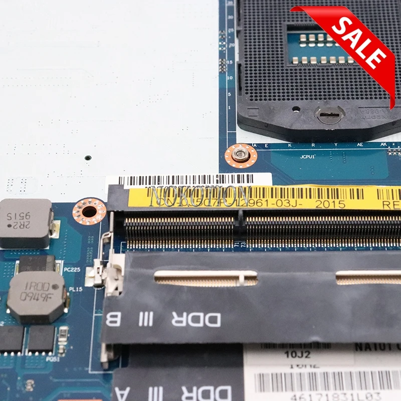Материнская плата NOKOTION для ноутбука Dell Studio 17 1747 материнская NAT01 LA-5153P 0J507P J507P HD4650 PM55
