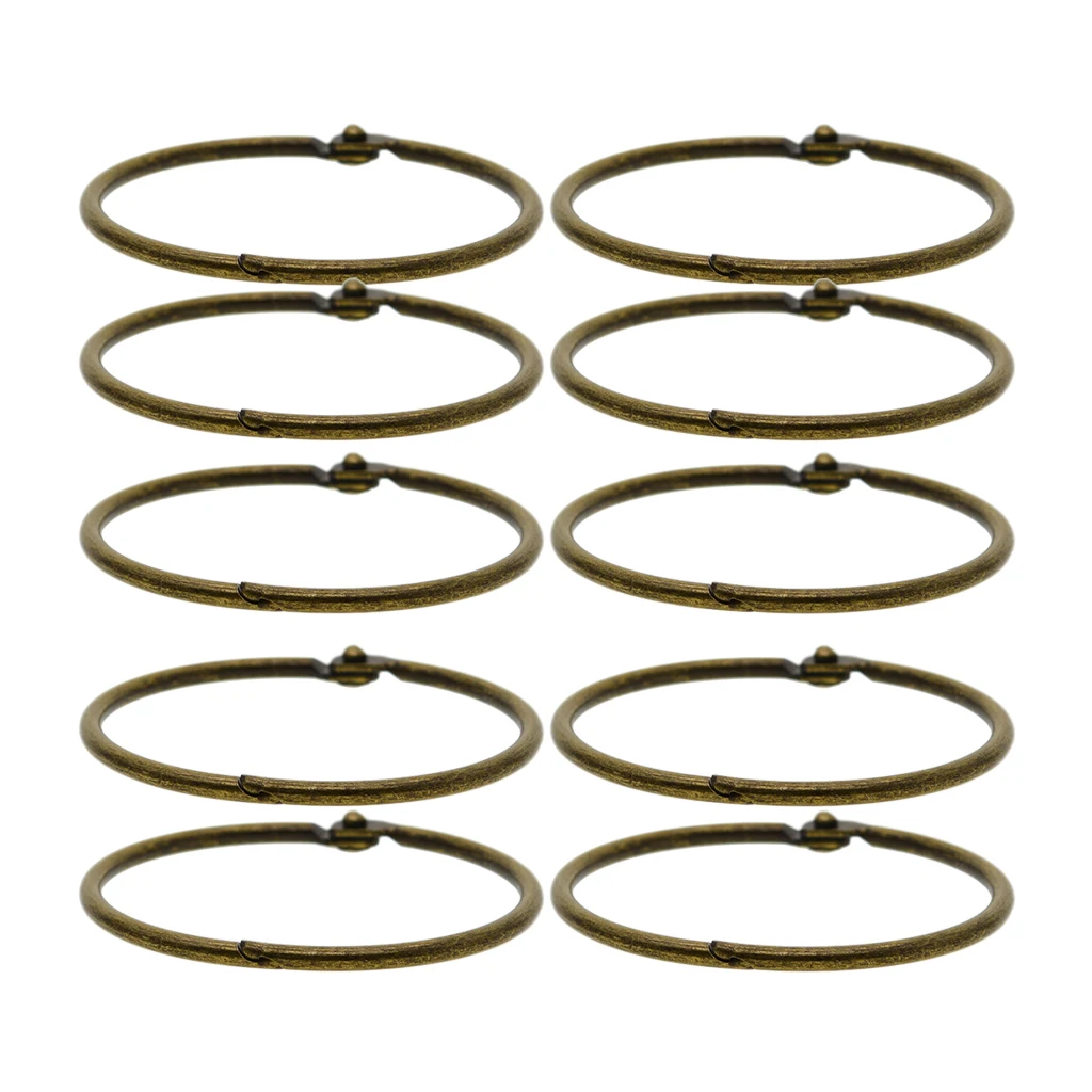 Металлический бумажный фотоальбом круглой формы 10 шт. складной лист связывающее