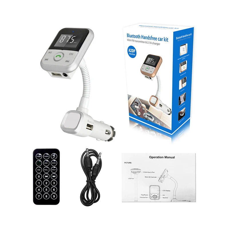Handsfree комплект беспроводной связи Bluetooth для автомобиля приемник fm передатчик MP3