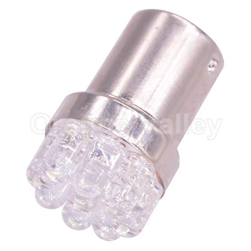 100 шт. 1156 BA15S P21W S25 7506 R5W чистый белый 9 светодиодный задний фонарь для автомобиля Сигнальные лампы Резервное освещение DC 12 V