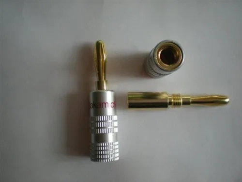 100 шт./лот высококачественные банановые вилки для динамиков Nakamichi коннектор