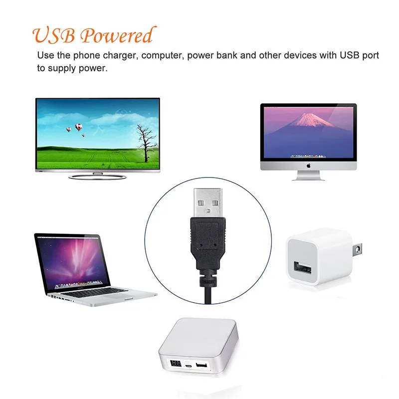 5 в USB питание Светодиодная лента гибкий светодиодный rgb свет 1 м/2 м