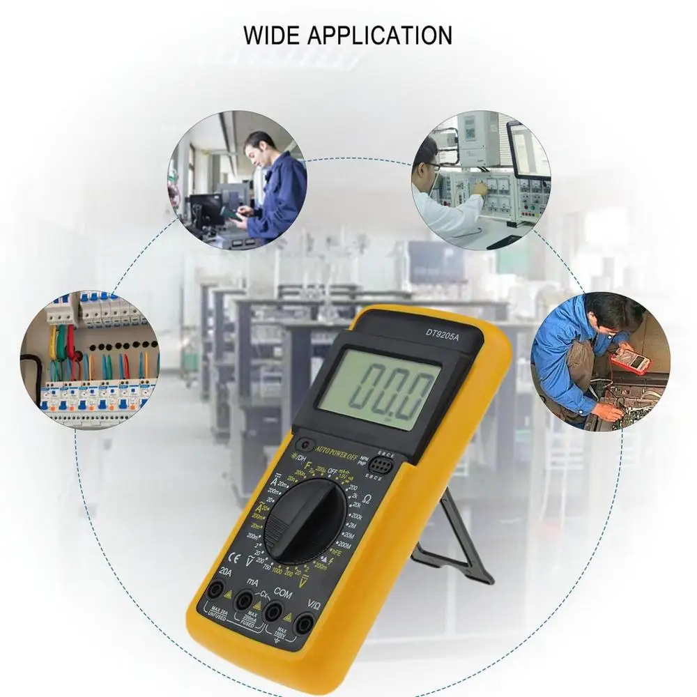 ANENG DT9205A Профессиональный цифровой мультиметр электрический ручной Амперметр