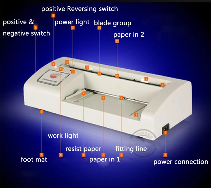 220В резак для визитных карточек электрический автомат резки бумажных DIY