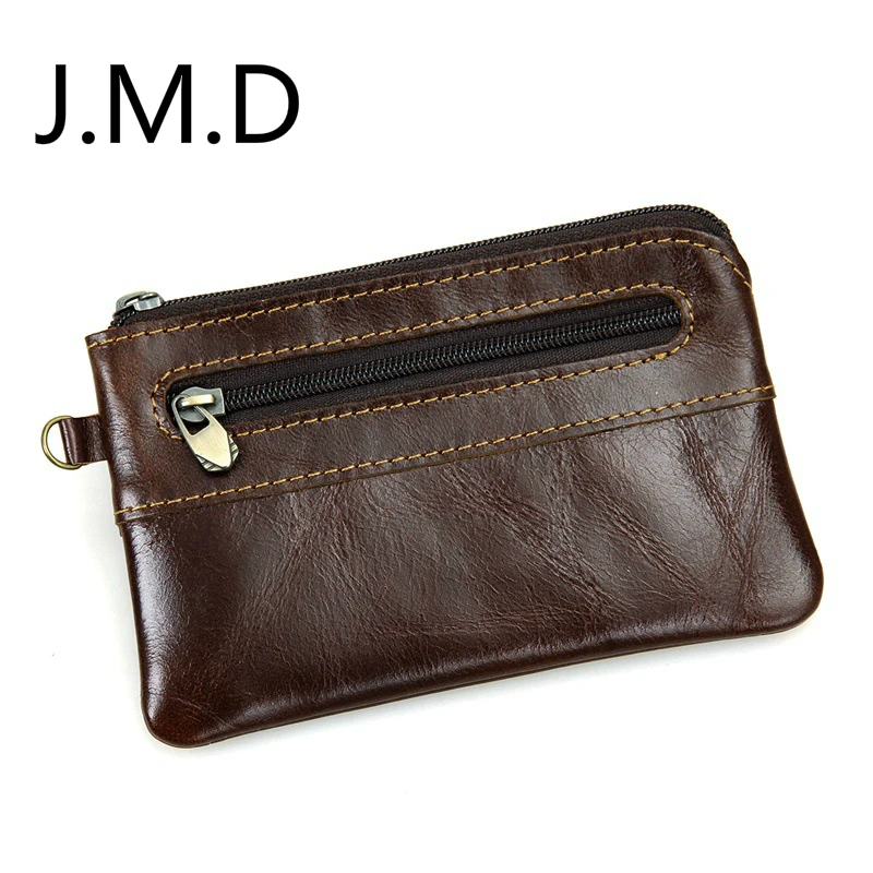 J.M.D кошелек из натуральной кожи мужской на молнии короткие кошельки Мужской фото