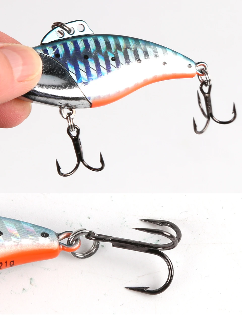 Kingdom Fishing жесткая приманка 45 мм 8 г/45 мм 12,5 г/60 мм 21 г Тонущая VIB вибрационная приманка рыболовные снасти с сильным крючком Модель 5366