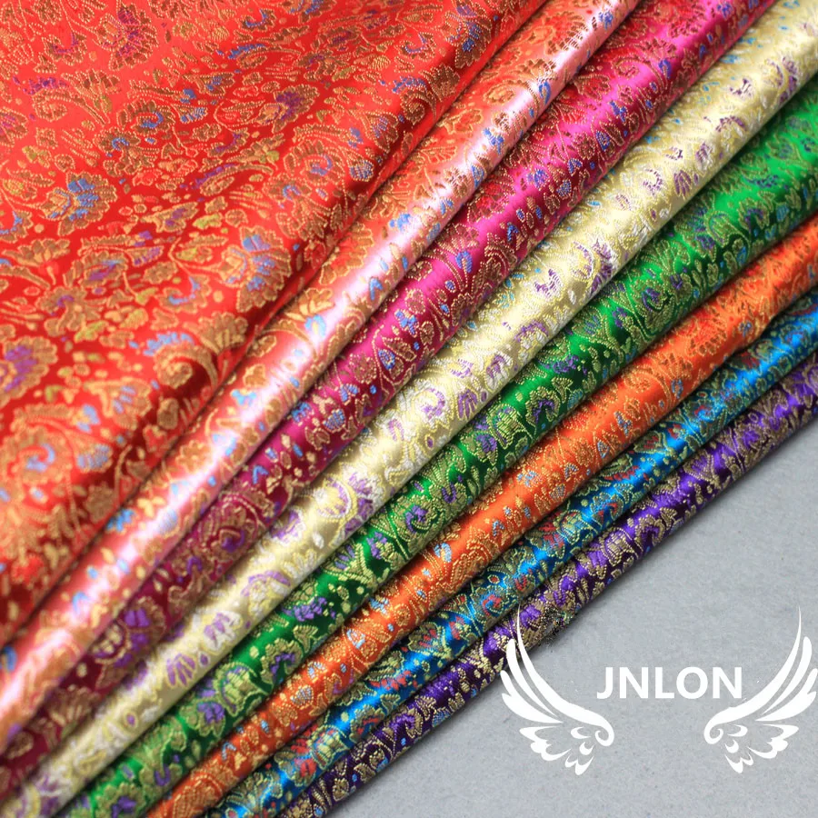 Цветочная парчовая ткань дамасский жаккард одежда для костюма обивка интерьера