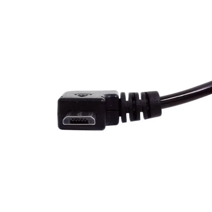 Правый угловой 90 градусов USB 2 0 Micro Male к A Type эластичный Дата-кабель 3 м 10 футов для