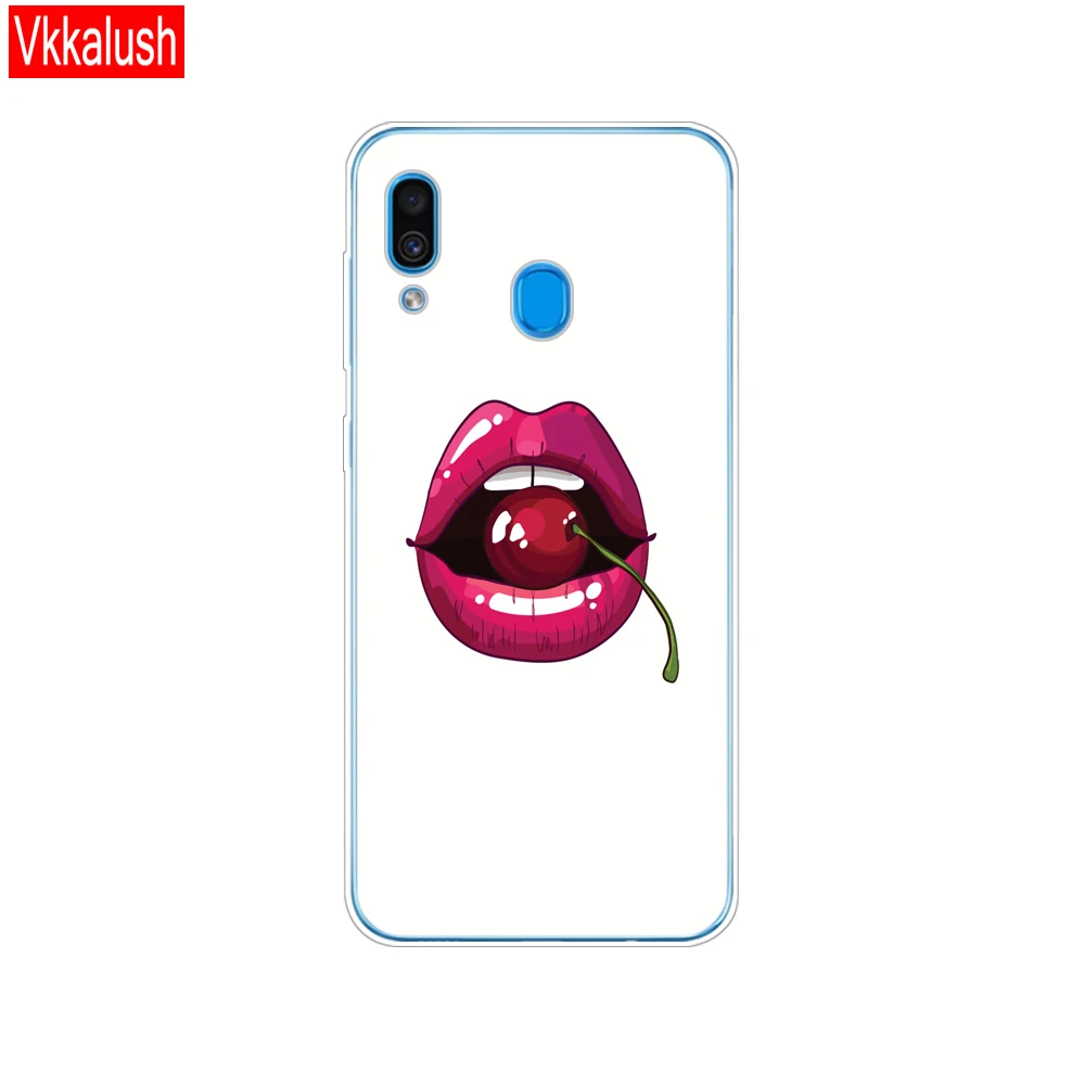 80207 Чехол для samsung Galaxy A20 чехол A20E Силиконовая задняя крышка для samsung A20 A 20 A205F A20E A202F Мягкий противоударный чехол - Цвет: 80207