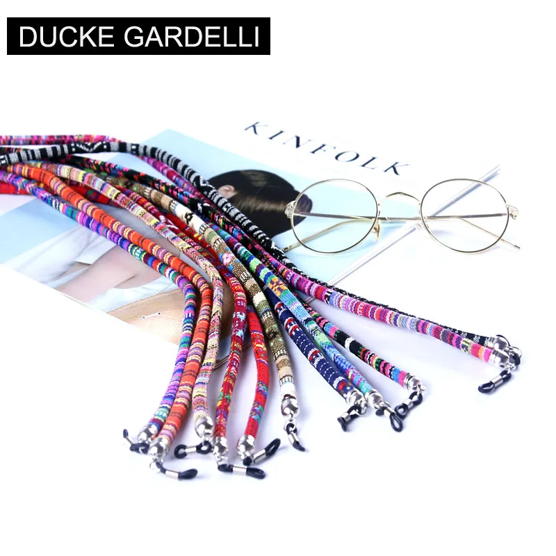 DUCKE GARDELLI ретро очки для очков хлопковые шеи шнур Фиксатор ремень шнурок