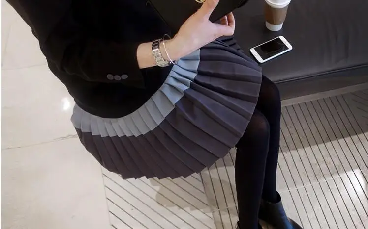 Clobee 2017 осенне зимнее черное плиссированное платье для беременных с длинным