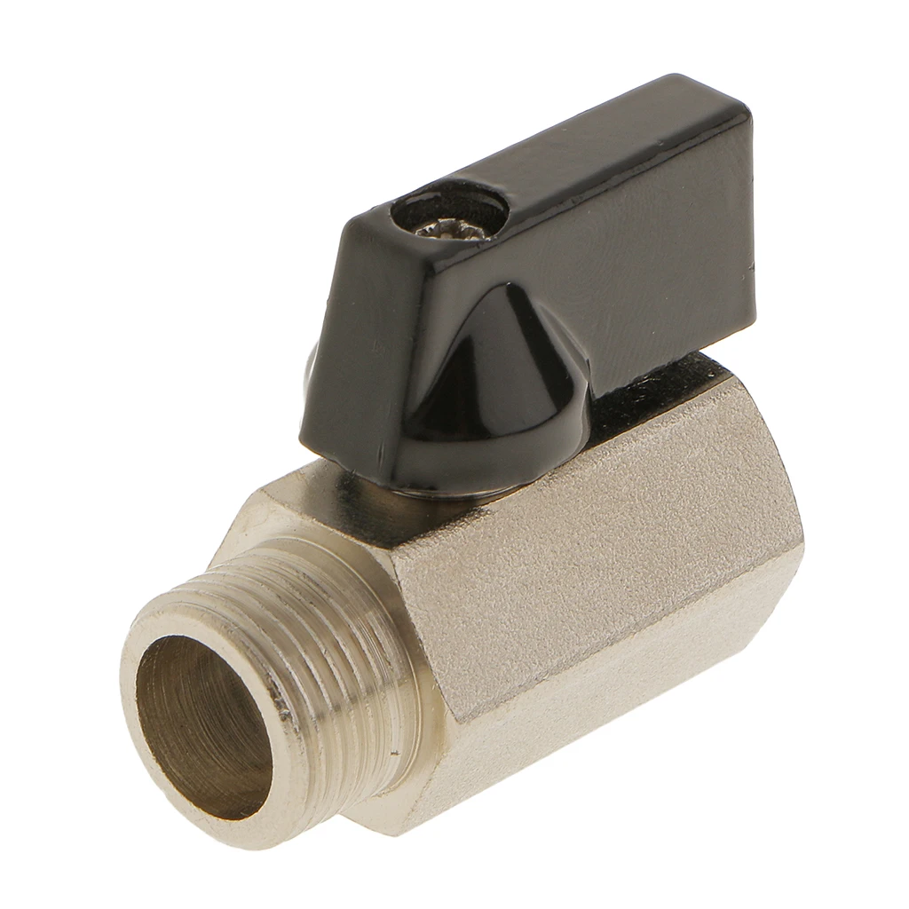 F X M 3/8 NPT латунный шаровой клапан Пескоструйный переключатель управления потоком