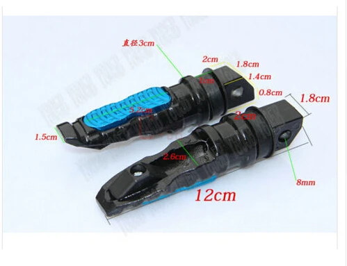 Универсальные задние колышки для Suzuki GSXR 600 750 1000 1300 HAYABUSA TL1000S SV1000/S GSF650 B-KING SV650/S BANDIT