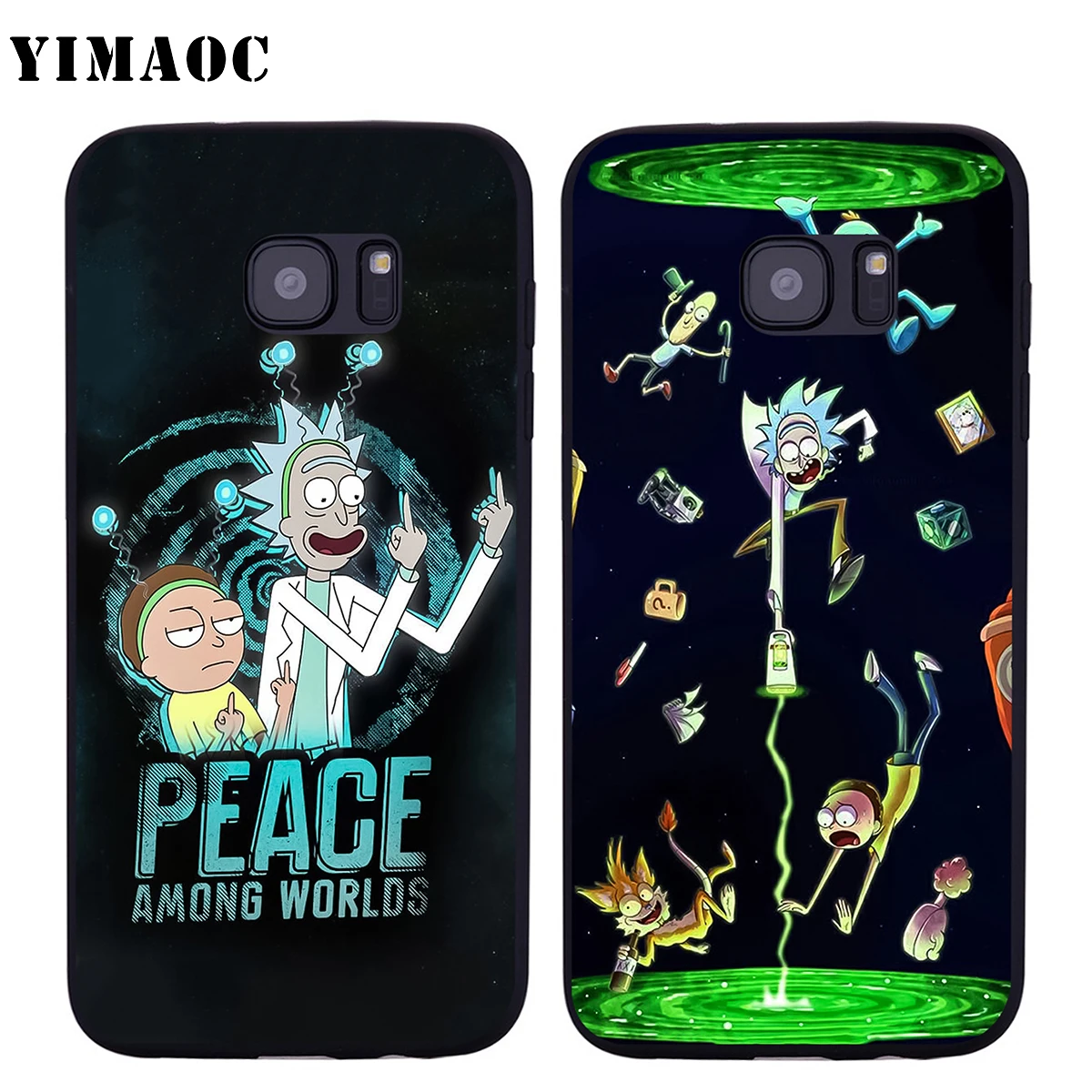 Yimaoc Рик и Морти чехол для samsung Galaxy A7 A8 A9 A10 A20 A30 A40 A50 A70 M10 M20 M30 S10e J6 плюс