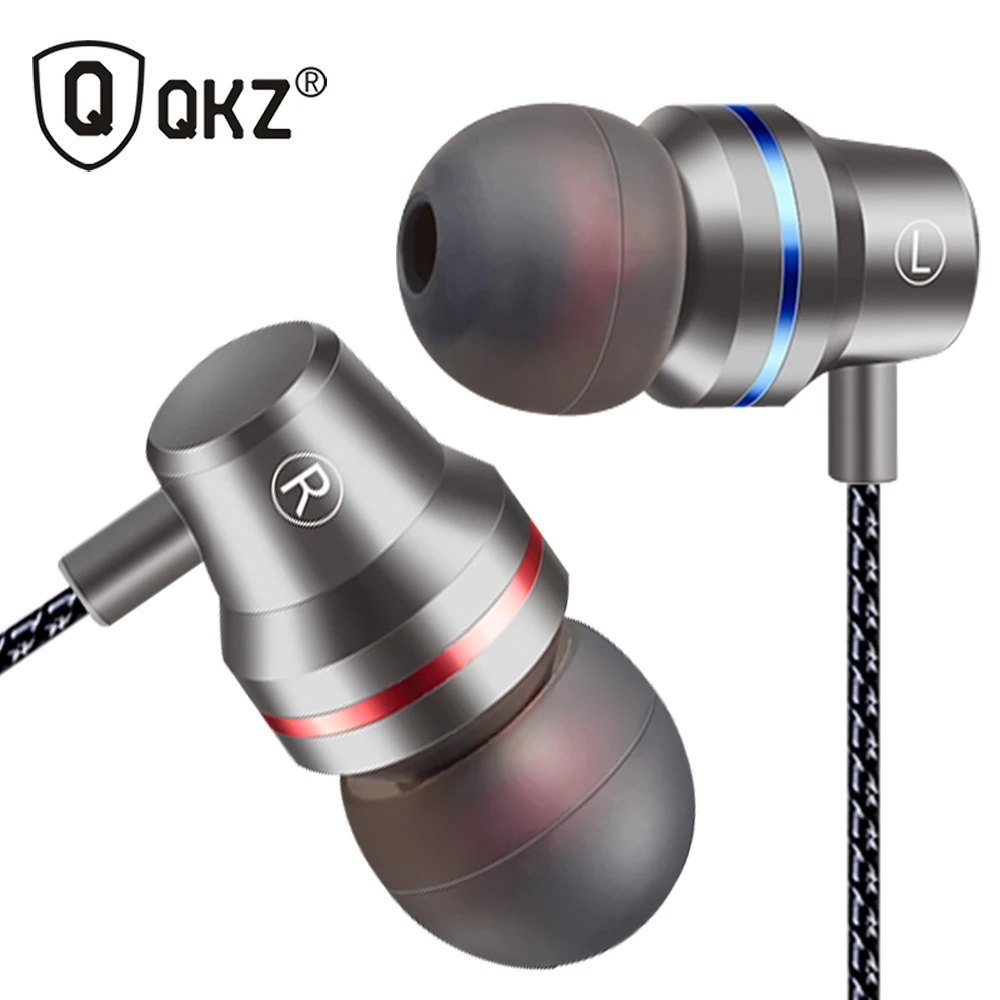 Наушники QKZ DM1 наушники-вкладыши гарнитура С микрофоном 3 цвета fone de ouvido игровая