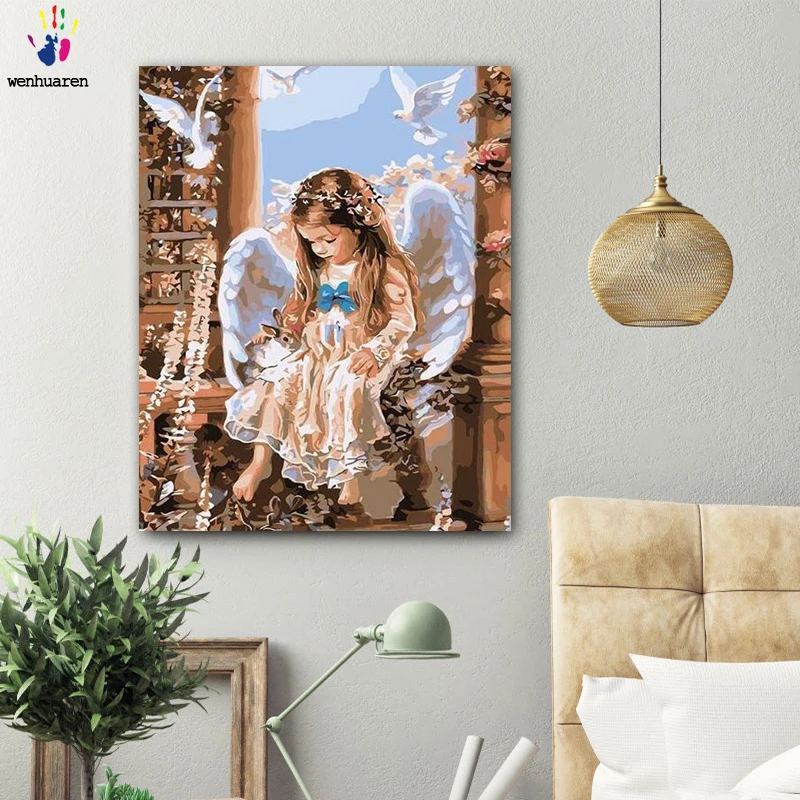 DIY картинки для раскраски по номерам в различных расцветках с применением