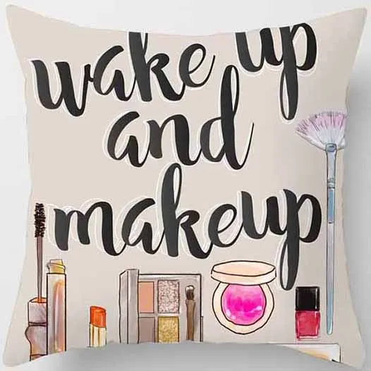 

Hot sale funny picture pillow case men women girls ladies square pillow cases home throw pillow cover 45*45cm