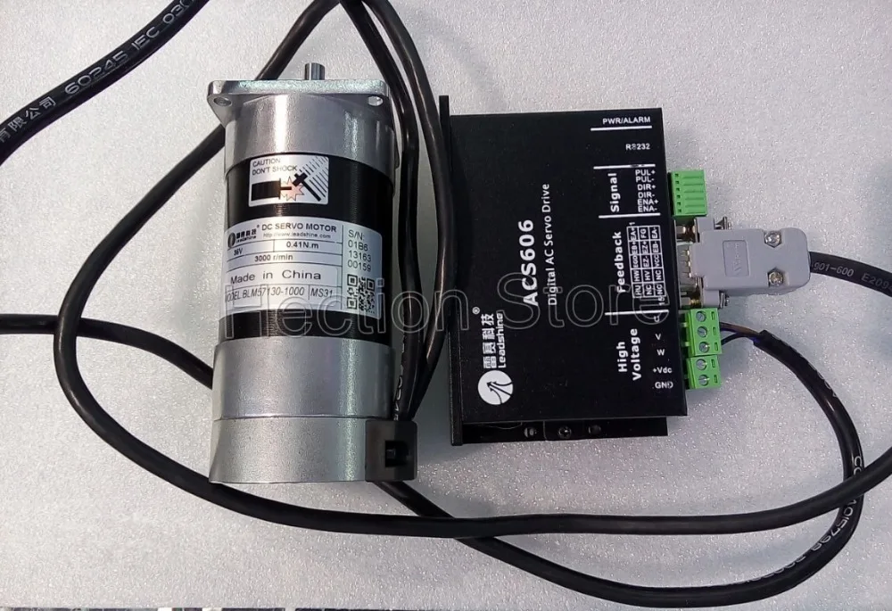 130 Вт Новый Серводвигатель Leadshine ACS606 + BLM57130 1000 выходной ток от 5 0a до 16A Runing 3000 об/мин