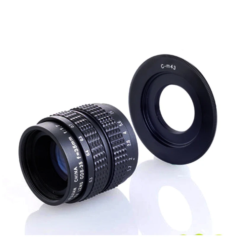 Fujian 35 мм F1.7 CCTV TV Lens + C Mount для фотовспышки Olympus|c mount|tv lensfujian 35mm |