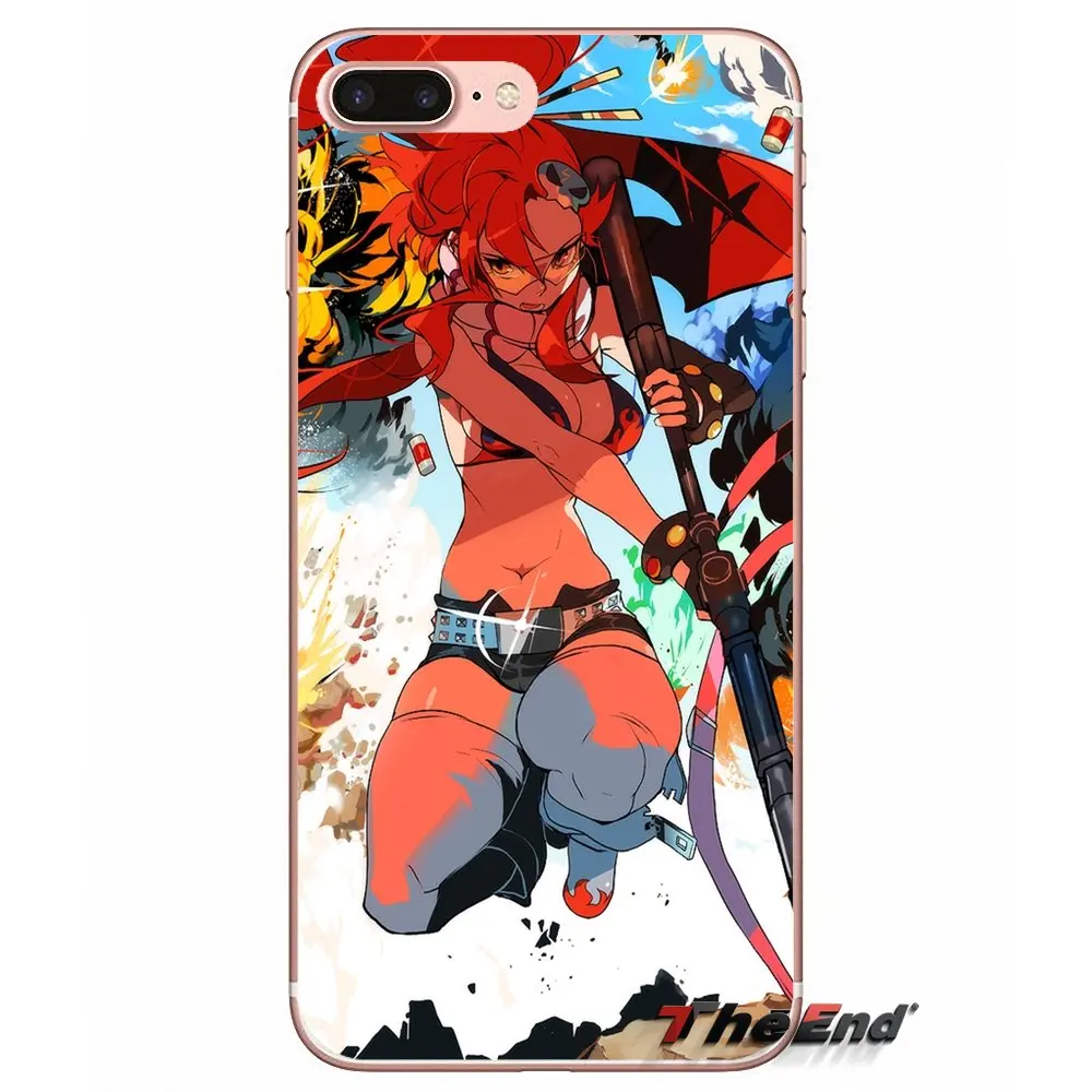 Soft Transparent Shell Covers For Samsung Galaxy S3 S4 S5 MINI S6 S7 edge S8 S9 Plus Note 2 3 4 5 8 gurren lagann | Мобильные